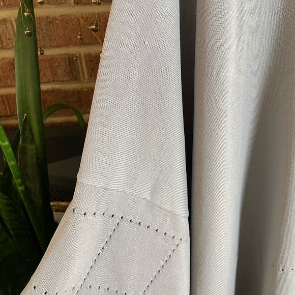 NWOT WynneLayers Pale Blue Knit Mirage Topper, Size XL - Picture 8 of 8